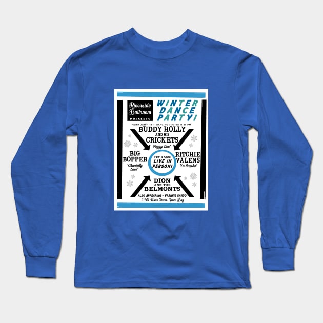 Buddy Holly Green Bay Long Sleeve T-Shirt by Vandalay Industries